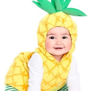 Carter’s pineapple baby Halloween costume 6-9mo EUC